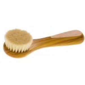 Keller Bürsten Face Brush Soft Goat Hair with Olive Wood Handle